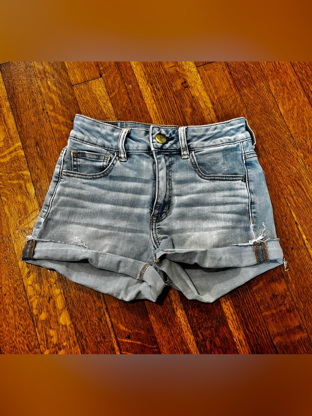 American Eagle High Rise Shortie Shorts